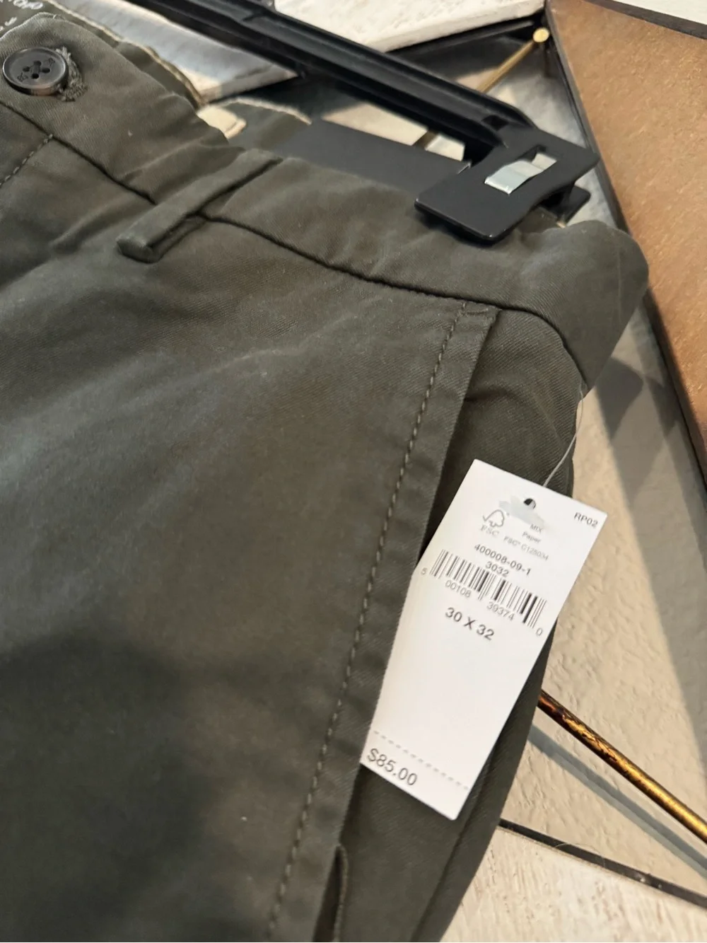 Banana Republic Olive Green Men's Chinos